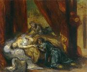 Eugene Delacroix The Death of Desdemona USA oil painting artist